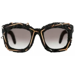 Kuboraum - Mask B2 - Opera - Black Matt, Silver & Bronze - B2 BM OP - Sunglasses - Kuboraum Eyewear - Avvenice