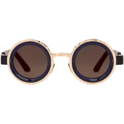Kuboraum - Mask Z3 - Royal Blue Gold - Z3 BG - Sunglasses - Kuboraum Eyewear - Avvenice
