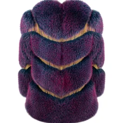 La Prima Luxury - Cabaret - On-Shoulder Fur Coat in Blackglama Vison - Fur Coat - Luxury Exclusive Collection - Avvenice