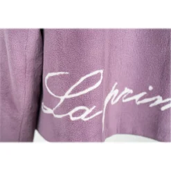 La Prima Luxury - La Prima - Lilla - Vison Fur 8 mm Malva Shaved With White Mink - Fur Coat - Luxury Exclusive Collection - Avvenice