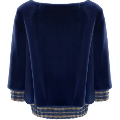 La Prima Luxury - Onda - 8 mm Shaved Mink Fur In Navy - Fur Coat - Luxury Exclusive Collection - Avvenice