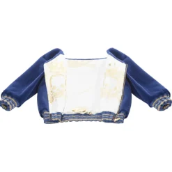 La Prima Luxury - Onda - 8 mm Shaved Mink Fur In Navy - Fur Coat - Luxury Exclusive Collection - Avvenice