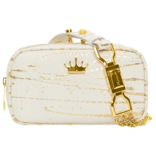 La Prima Luxury - Viaggiatrice Uno - Arena Bianca - Handbag - Luxury Exclusive Collection - Avvenice