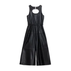 La Rando - Beccar Dress - Soft Lambskin - Black - Artisan Dress - Luxury High Quality Leather - Avvenice