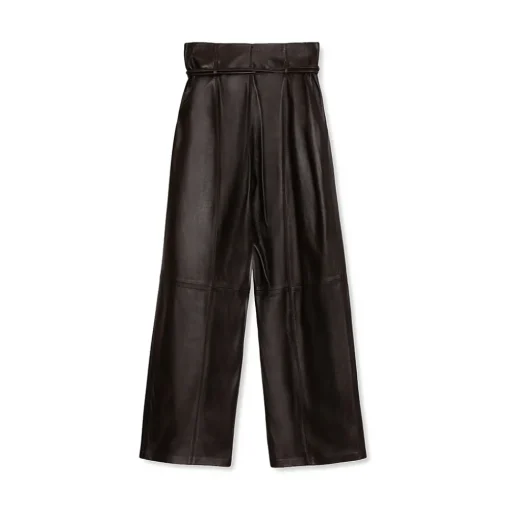 La Rando - Bernal Pants - Soft Lambskin - Black - Artisan Pants - Luxury High Quality Leather - Avvenice