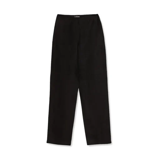La Rando - Burzaco Pants - Wool - Black - Artisan Pants - Luxury High Quality Leather - Avvenice