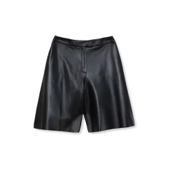 La Rando - Florida Shorts - Lambskin Leather - Black - Luxury High Quality Leather - Avvenice