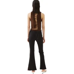 La Rando - Munro Top - Goatskin Suede - Brown - Artisan Top - Luxury High Quality Leather - Avvenice