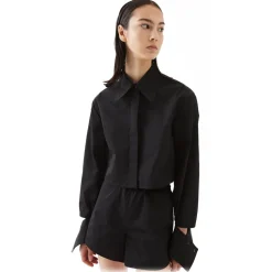 La Rando - Obera Shirt - Polyester - Black - Artisan Shirts - Luxury High Quality Leather - Avvenice
