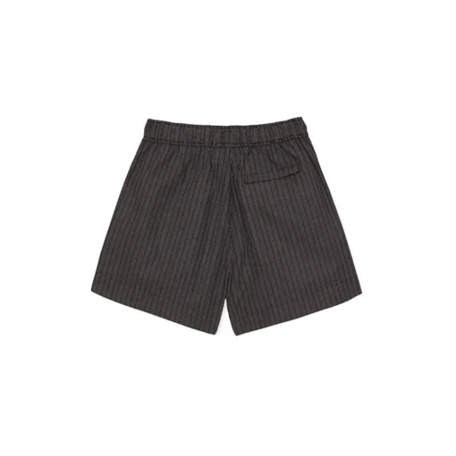 La Rando - Obera Shorts - Cotton - Grey - Luxury High Quality Leather - Avvenice