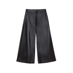 La Rando - Varela Pants - Soft Lambskin - Black - Artisan Pants - Luxury High Quality Leather - Avvenice