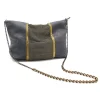 Laura B - Irma Shoulder Strap - Lamb Leather - Black Dorè Gold - Shoulder Bag - Luxury High Quality Bag - Avvenice