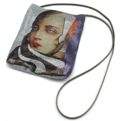 Laura B - Wonder Woman - Tamara Party Bag - Silver - Black Wonder Woman - Luxury High Quality Bag - Avvenice