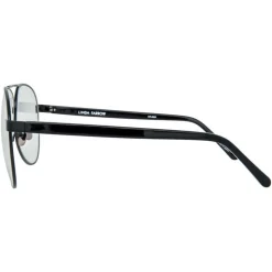Linda Farrow - 533 C9 Aviator Optical Frames - Black - Linda Farrow Eyewear - Avvenice