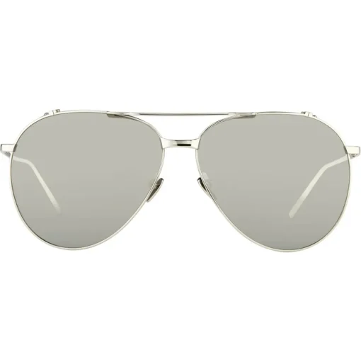 Linda Farrow - 425 C2 Aviator Sunglasses - White Gold - Linda Farrow Eyewear - Kourtney Kardashian - Olivia Munn - Official - Avvenice