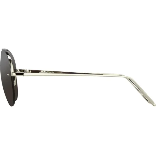 Linda Farrow - 543 C5 Aviator Sunglasses - White Gold - Linda Farrow Eyewear - Avvenice