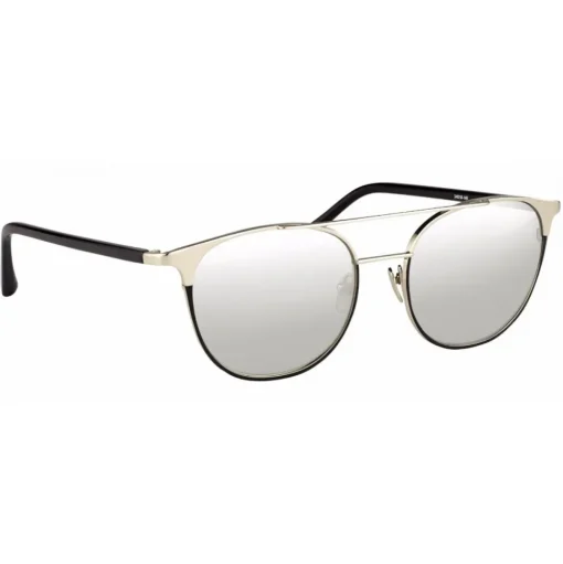Linda Farrow - 421 C6 Browline Sunglasses - White Gold - Linda Farrow Eyewear - Karlie Kloss - Alessandra Ambrosio - Official - Avvenice