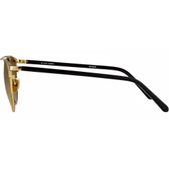 Linda Farrow - 421 C5 Browline Sunglasses - Yellow Gold - Linda Farrow Eyewear - Karlie Kloss - Alessandra Ambrosio - Official - Avvenice