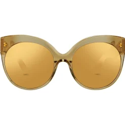 Linda Farrow - 388 C17 Cat Eye Sunglasses - Dew - Linda Farrow Eyewear - Avvenice