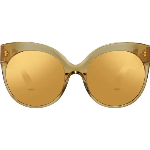 Linda Farrow - 388 C17 Cat Eye Sunglasses - Dew - Linda Farrow Eyewear - Avvenice