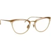 Linda Farrow - 683 C12 Cat Eye Optical Frames - Ash - Linda Farrow Eyewear - Avvenice