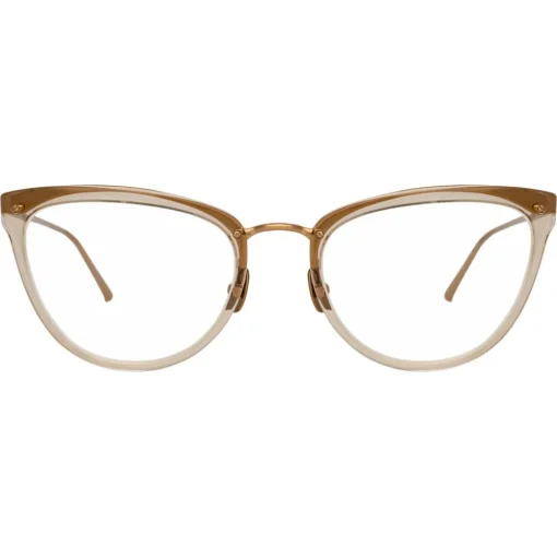 Linda Farrow - 683 C12 Cat Eye Optical Frames - Ash - Linda Farrow Eyewear - Avvenice