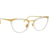 Linda Farrow - 683 C14 Cat Eye Optical Frames - Clear - Linda Farrow Eyewear - Avvenice