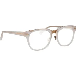 Linda Farrow - 522 C5 D-Frame Optical - Candyfloss - Linda Farrow Eyewear - Avvenice