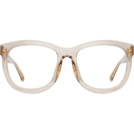 Linda Farrow - 712 C14 D-Frame Optical - Ash - Linda Farrow Eyewear - Avvenice