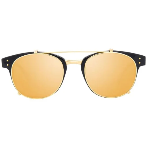 Linda Farrow - 581 C1 D-Frame Sunglasses - Black - Linda Farrow Eyewear - Avvenice