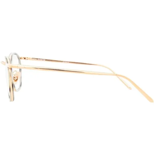 Linda Farrow - 562 C12 Oval Optical Frames - Gold - Linda Farrow Eyewear - Avvenice