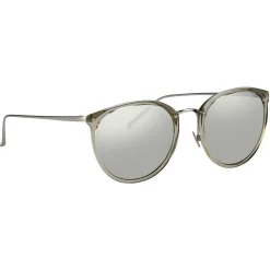 Linda Farrow - 251 C35 Oval Sunglasses - Truffle - Linda Farrow Eyewear - Avvenice
