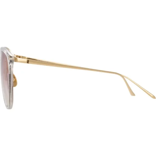 Linda Farrow - 251 C60 Oval Sunglasses - Clear - Linda Farrow Eyewear - Avvenice