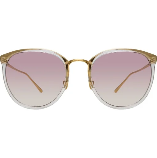 Linda Farrow - 251 C60 Oval Sunglasses - Clear - Linda Farrow Eyewear - Avvenice