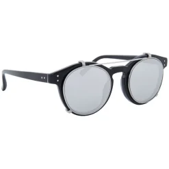 Linda Farrow - 569 C2 Oval Sunglasses - Black - Linda Farrow Eyewear - Avvenice