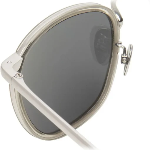 Linda Farrow - 562 C4 Oval Sunglasses - Clear - Linda Farrow Eyewear - Avvenice
