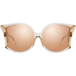 Linda Farrow - 595 C5 Oversized Sunglasses - Ash - Linda Farrow Eyewear - Avvenice