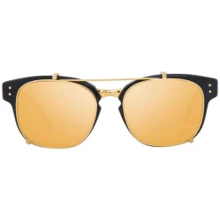 Linda Farrow - 584 C1 Rectangular Sunglasses - Black - Linda Farrow Eyewear - Avvenice