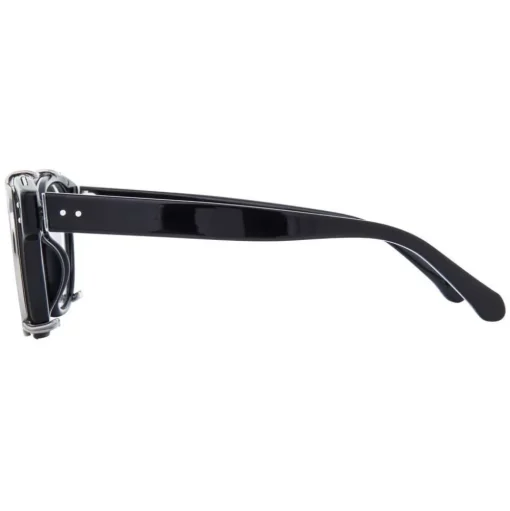 Linda Farrow - 584 C2 Rectangular Sunglasses - Black - Linda Farrow Eyewear - Avvenice