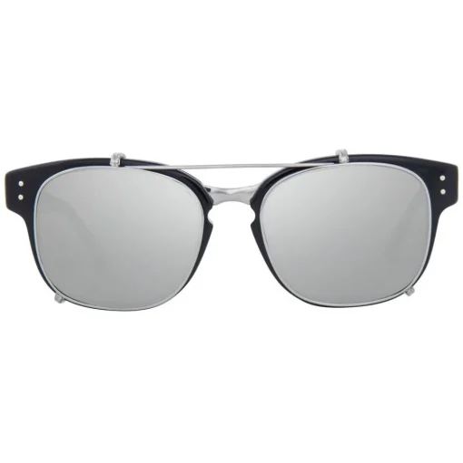 Linda Farrow - 584 C2 Rectangular Sunglasses - Black - Linda Farrow Eyewear - Avvenice