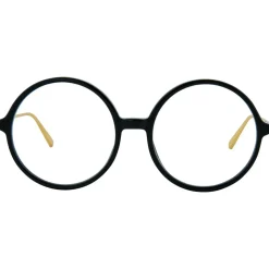 Linda Farrow - 645 C1 Round Optical Frames - Black - Linda Farrow Eyewear - Avvenice