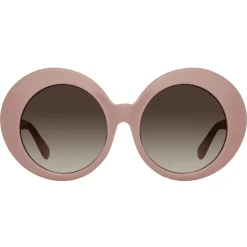 Linda Farrow - 468 C16 Round Sunglasses - Cameo Pink - Linda Farrow Eyewear - Avvenice