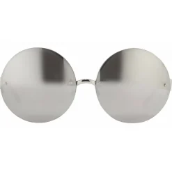 Linda Farrow - 313 C2 Round Sunglasses - Yellow Gold - Linda Farrow Eyewear - Avvenice