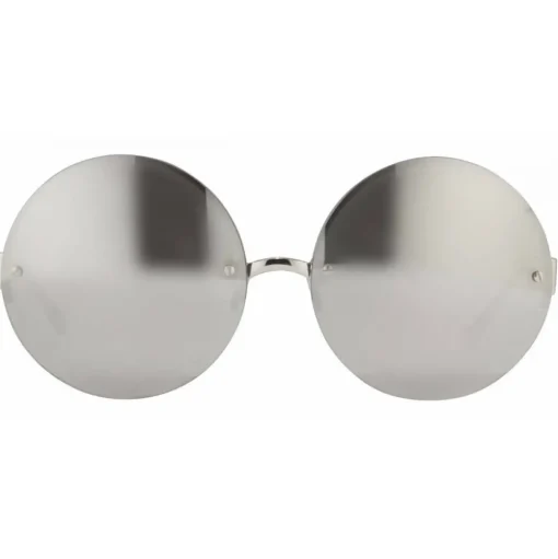Linda Farrow - 313 C2 Round Sunglasses - Yellow Gold - Linda Farrow Eyewear - Avvenice