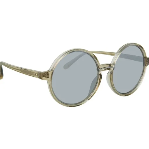 Linda Farrow - 650 C1 Round Sunglasses - Truffle - Linda Farrow Eyewear - Avvenice