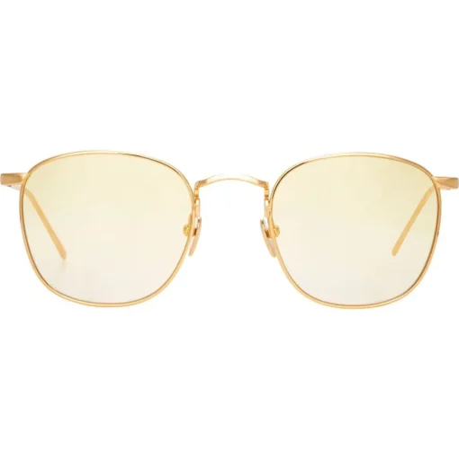 Linda Farrow - 479 C13 Square Sunglasses - Yellow Gold - Linda Farrow Eyewear - Avvenice