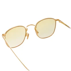 Linda Farrow - 479 C13 Square Sunglasses - Yellow Gold - Linda Farrow Eyewear - Avvenice