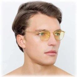 Linda Farrow - 479 C13 Square Sunglasses - Yellow Gold - Linda Farrow Eyewear - Avvenice