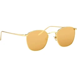 Linda Farrow - 479 C1 Square Sunglasses - Yellow Gold - Linda Farrow Eyewear - Avvenice