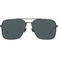 Linda Farrow - Asher Aviator Sunglasses in Nickel - LFL1122C3SUN - Linda Farrow Eyewear - Avvenice